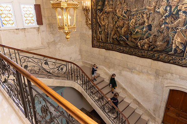 Honor staircase of the Château de Grignan